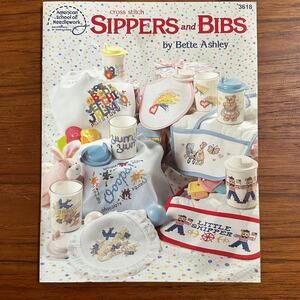 Sippers & Bibs Cross Stitch Pattern Book